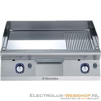 Electrolux | Electric 800mm Griddle with 1/3 Ribbed Chrome Plate